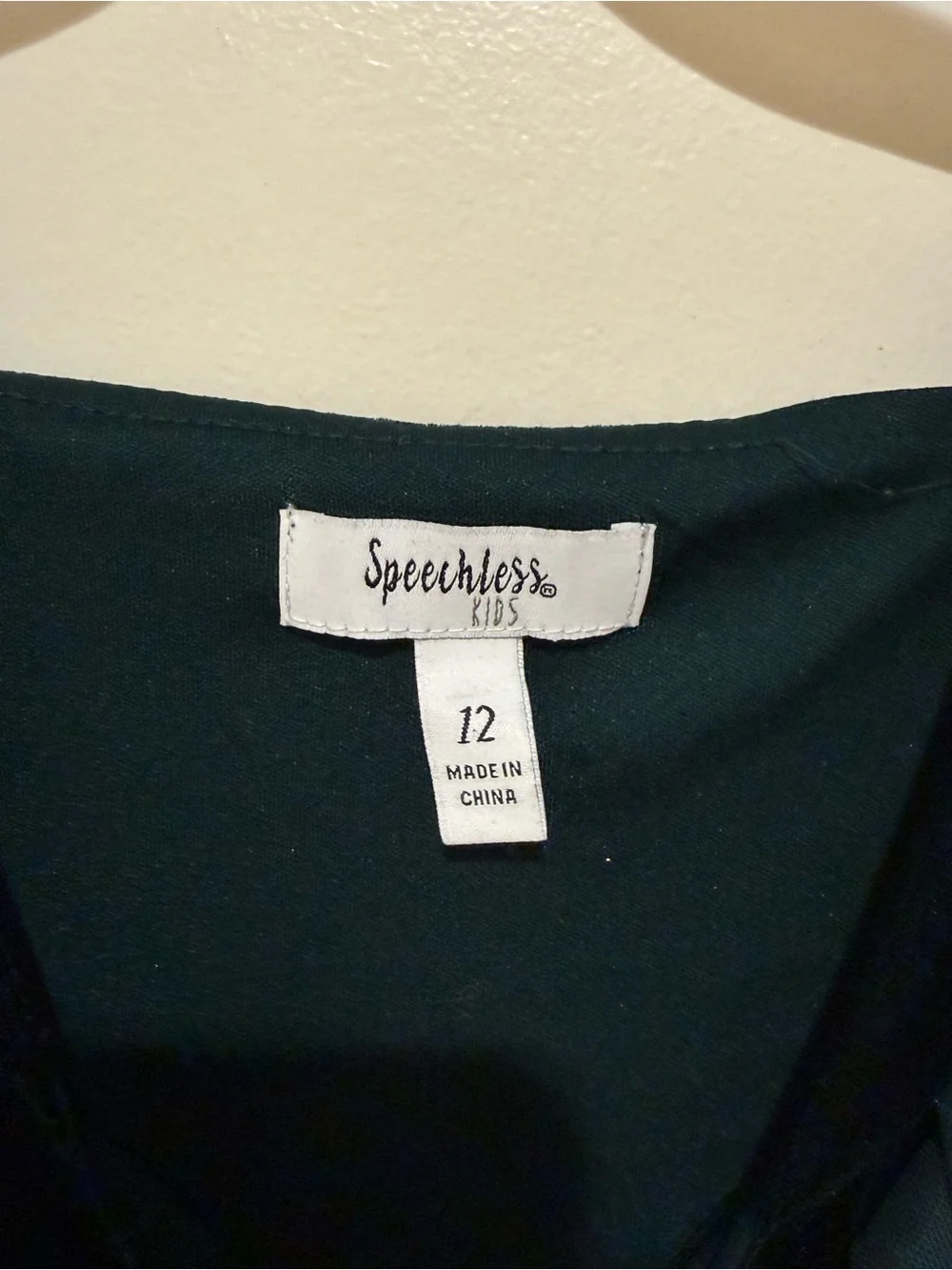 Speechless Dark Green Velvet Dress with Sheer Long Sleeves